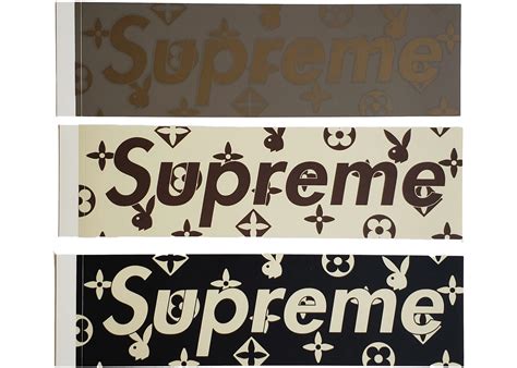 logo playboy louis vuitton|Supreme x Louis Vuitton x Playboy Box Logo Sticker Set .